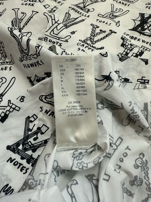 Louis Vuitton Rare Placed Graphic Shirt Japan Only Size L