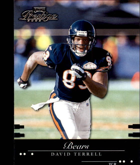 2002 Playoff Prestige #25 David Terrell - FB