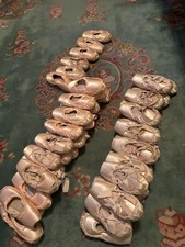 Used pointe shoes lot of 20