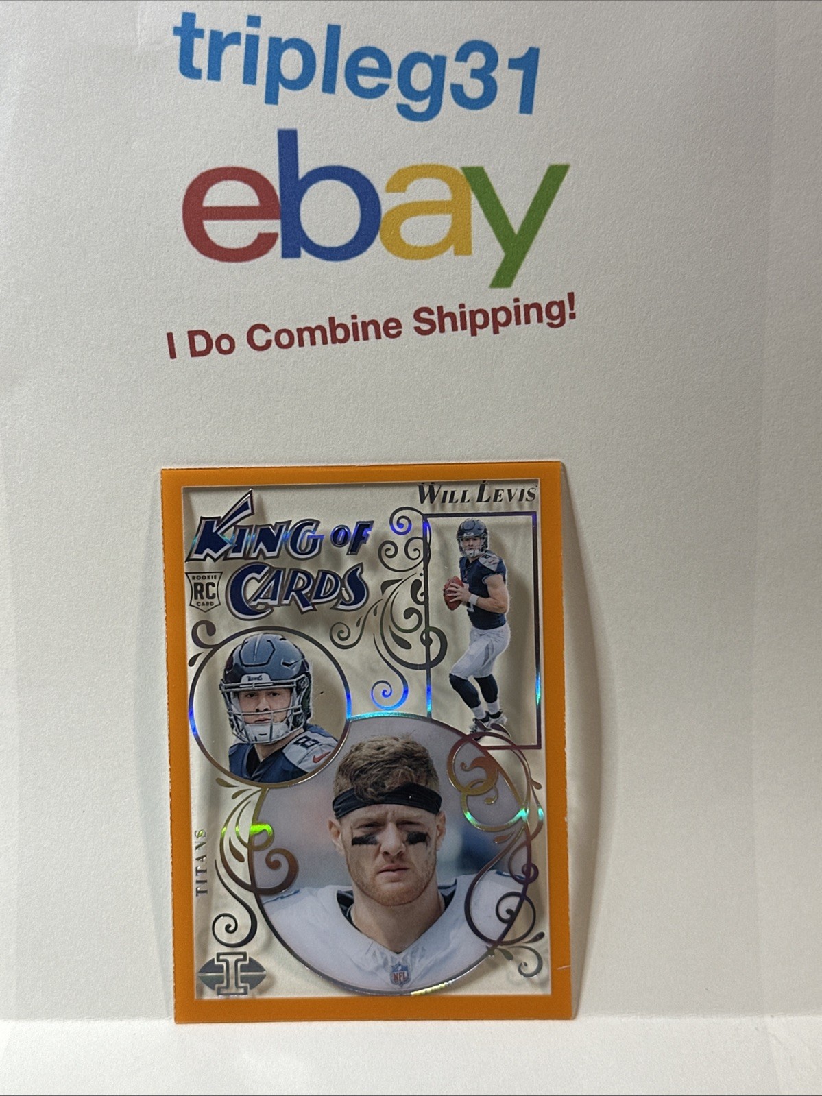 2023 Panini Illusions - King of Cards Will Levis #20 Orange (RC)