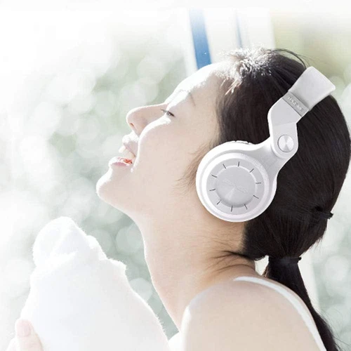 Bluedio T2 Plus Turbine Auriculares Inalámbricos Bluetooth con Micrófono/Micro SD Blanco - Imagen 7 de 9