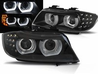Xenon Scheinwerfer Set Mit FüR BMW 3Er E90 E91 2009–2011 AFS Angel Eyes LED TFL