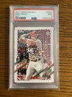 2021 Topps Holiday Mike Trout HW27 SSP Short Print Lights PSA 9