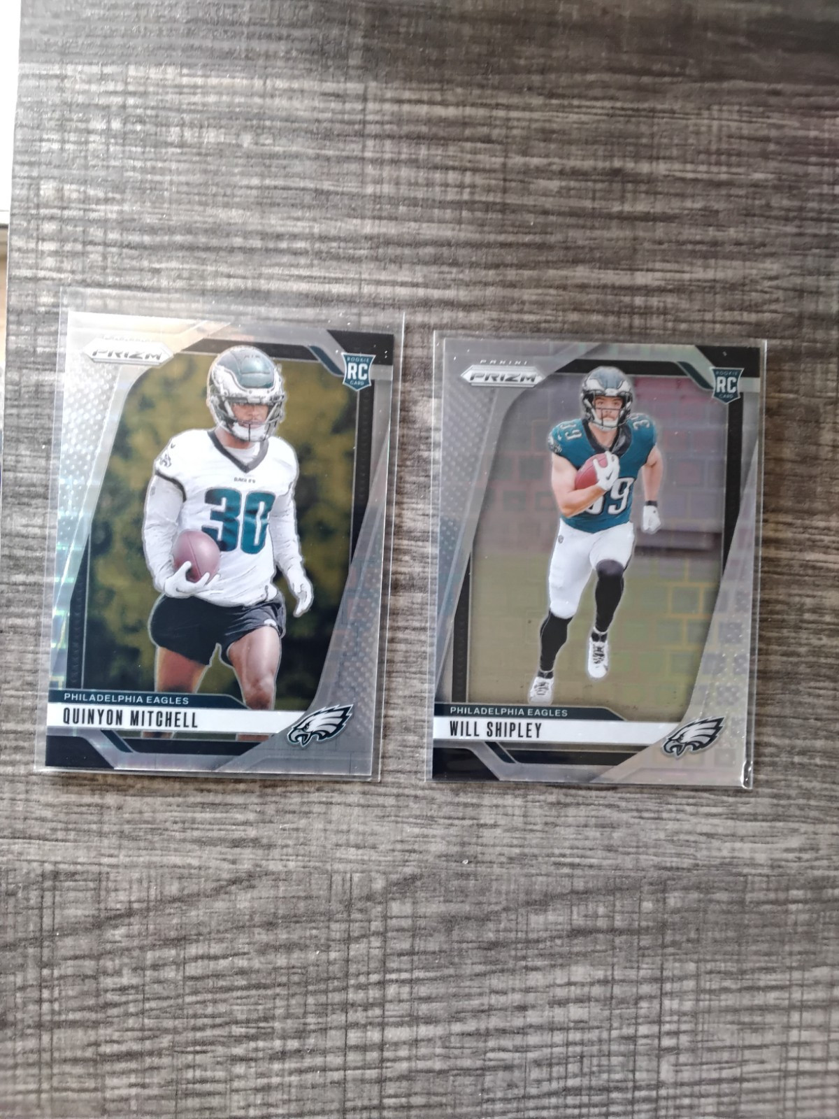 2024 Prizm Quinyon Mitchell Will Shipley Pandora 400 Rookies #397 #381 Football Cards