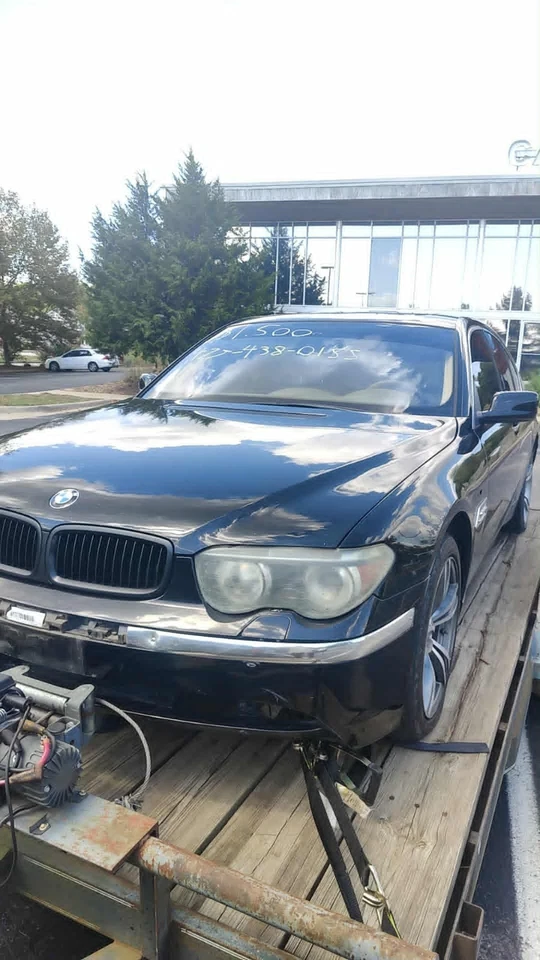 OEM 2002 BMW 745i AC belt tensioner idler  pulley 1128754958903 - Image 3 of 3