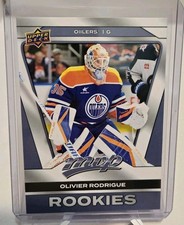 2025-26 Upper Deck MVP Olivier Rodrigue Rookie Edmonton Oilers 