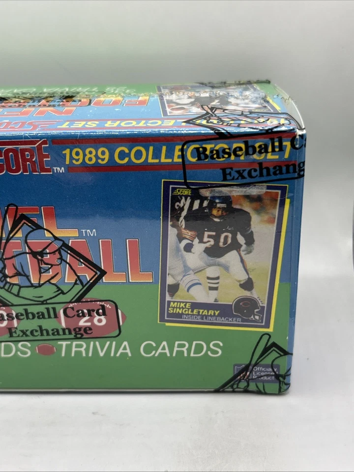 1989 Score Football Factory Set BBCE Wrapped Barry Sanders Troy Aikman Deion RC - Image 4 of 4
