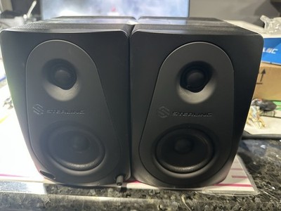 Sterling Audio MX3 3'' Powered Active Studio Monitor (Pair) Tested Working Black