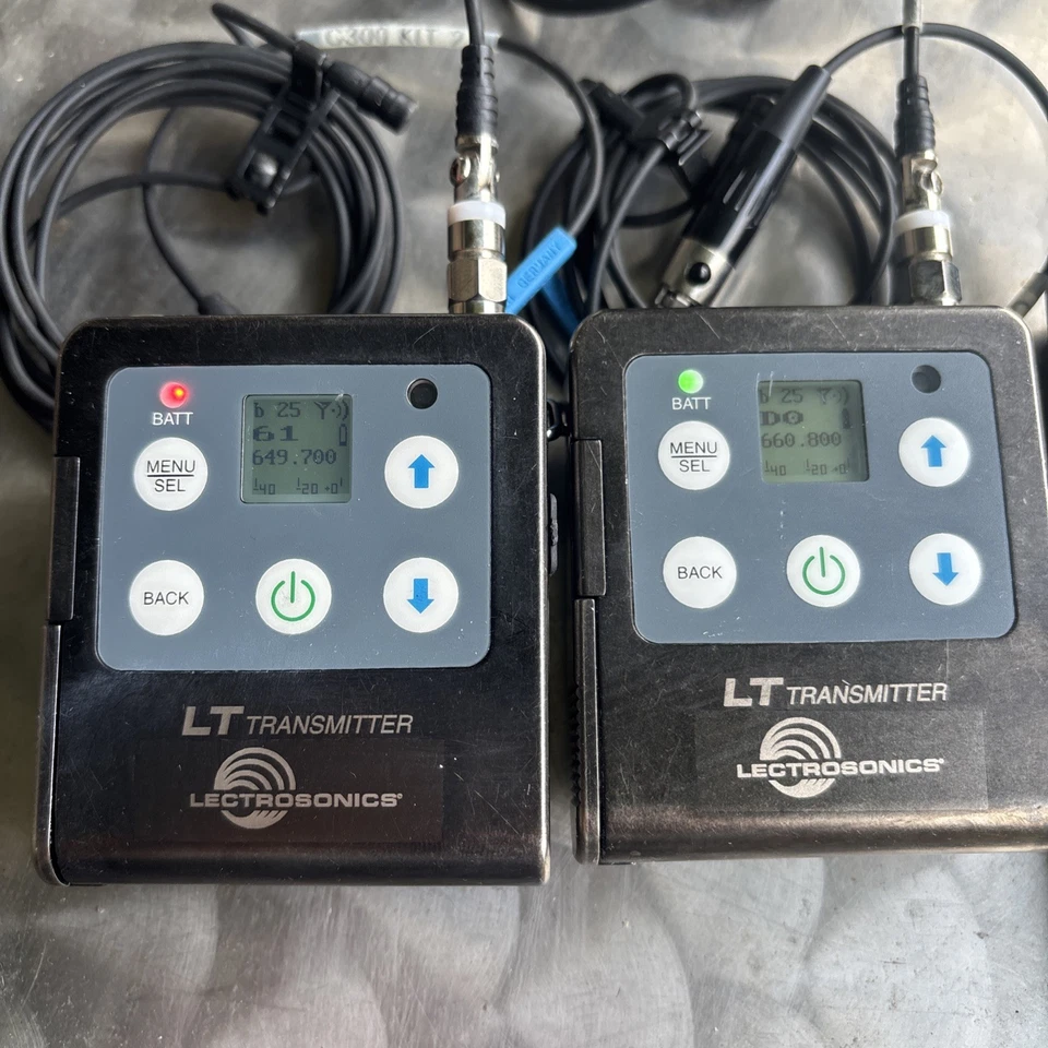 Lectrosonics SR -C1 DUAL RECEIVER / LT transmitter x2 - Image 2 of 4