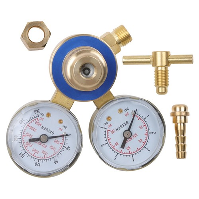 #ad Oxygen Gas Regulator Welding Cutting Torch Pressure Gauge Brass CGA540 $28.06
