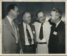 1947 Press Photo Business and Civic Leaders at St. Charles Hotel, New Orleans