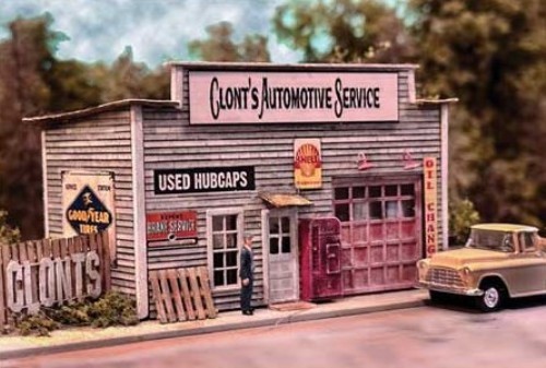 Bar Mills 171-5012 Bausatz "Clont's Automotive" | Zustand: Neu