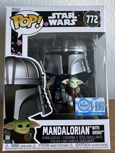 Funko Pop! Star Wars: Impressions MANDALORIAN w/ GROGU #772 Target Exclusive