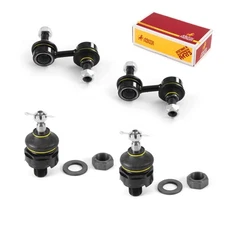 Front Sway Bar Link & Front Upper Ball Joint Kit for 99-00 Honda Civic 4 PCS