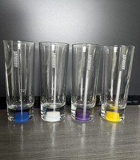 Absolut Vodka 4x Longdrink Gl&auml;ser, extrem selten, neuwertig.
