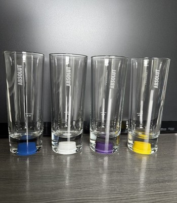 Absolut Vodka 4x Longdrink Gläser, extrem selten, neuwertig.