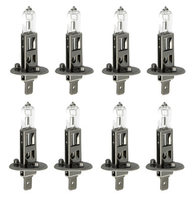 8x H1 12V 55W P14.5s Halogenlampe Autolampenbirne Halogen Glühbirnen