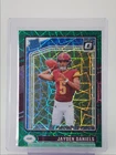 JAYDEN DANIELS 2024 DONRUSS OPTIC RATED ROOKIE GREEN VELOCITY RC Q2613