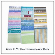 Close To My Heart Paper Pack Scapbooking Journaling Card Making LOT 78