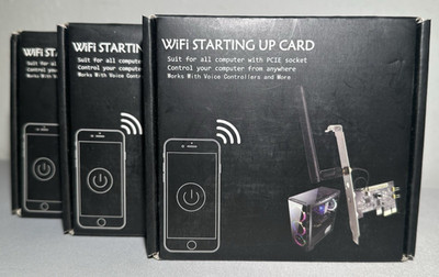 3 x Computer Remote Switch Wifi Smart Home PC Start Starting Up Card