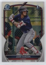 2023 Bowman Chrome Prospects Refractor 423/499 Juan Chacon #BCP-105 gh4