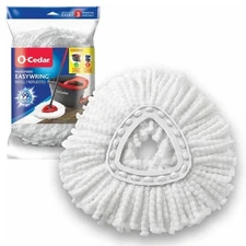 2X O-Cedar Easy Clean Wring Spin Mop Microfiber Replacement Head Mop Refill