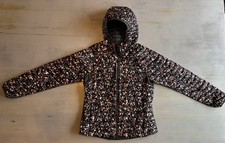 Eddie Bauer Girls Jacket Kids Outdoor Floral Print Lightweight Size L 14-16