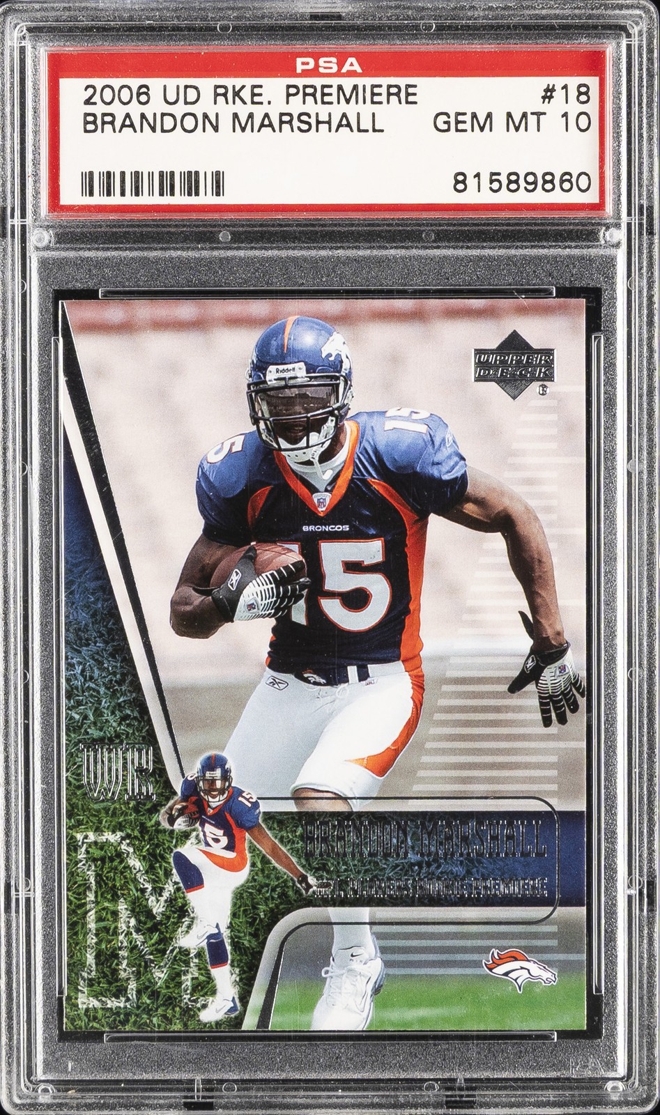 Brandon Marshall Upper Deck Rookie Premiere #18 Base