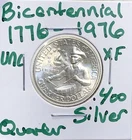 1976 S SILVER Bicentennial Washington Quarter BU UNC XF Details 40% Silver - 25B