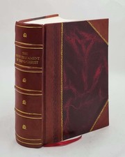 1582 Douai Rheims Douay Rheims First Edition 3 Of 3 1582 New Tes [Leather Bound]