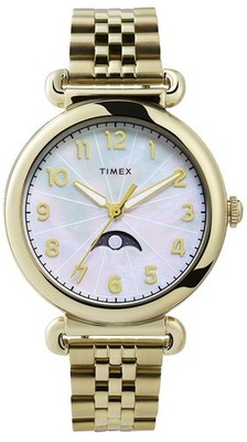 Timex Model 23 Gold Damen Armbanduhr TW2T89500