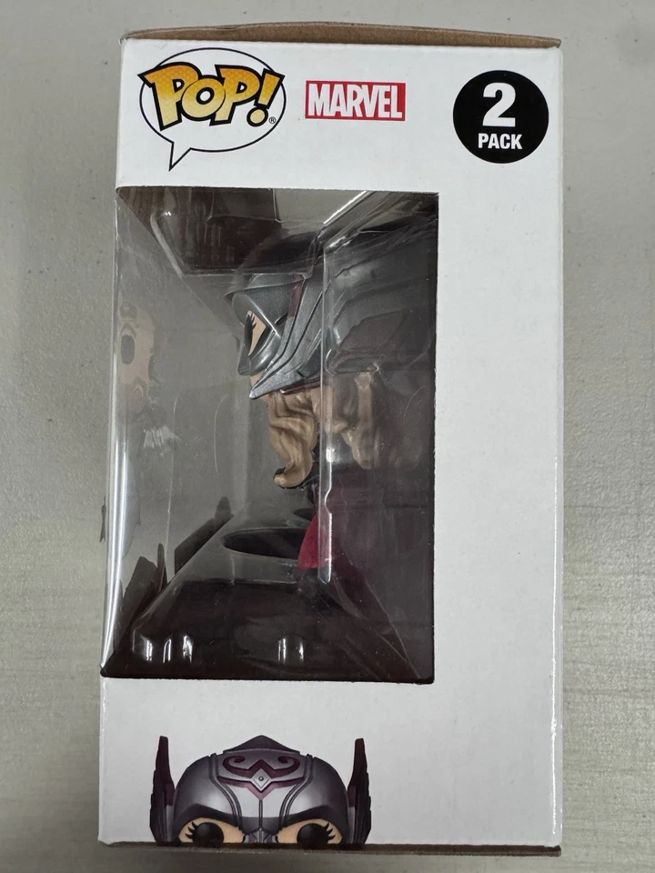 Thor & Mighty Thor (pacote com 2) ~ Marvel: Thor - Amor e Trovão ~ Vinil Funko Pop - Imagem 2 de 4
