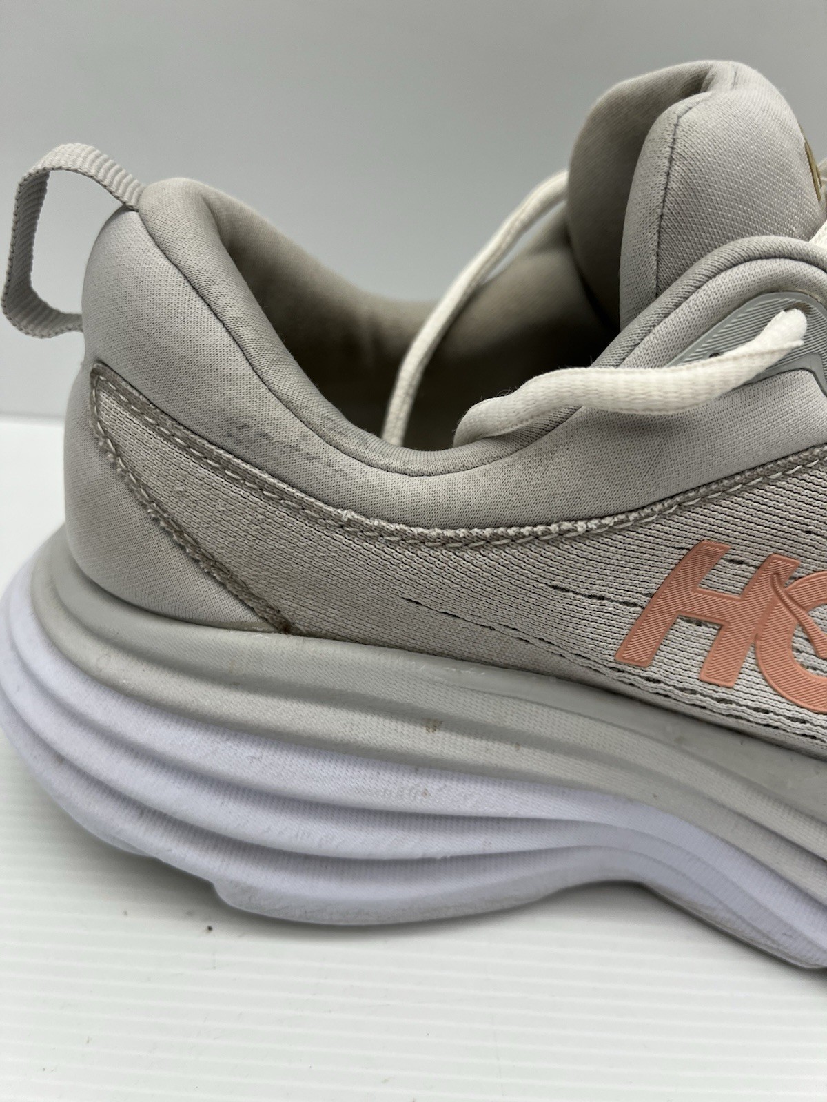 HOKA One Bondi 8 Womens Running Shoe Size US 9.5 Comfort Sneakers No Insoles thumbnail 21