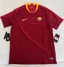 Nike Authentic AS Roma 2018 Home Italy 919020-677 Soccer Jersey Men’s Sz: L