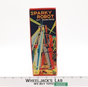 Sparky Robot WORKS 1950s Yoshiya KO Japan Wind-Up Robot Vintage