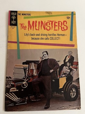 THE MUNSTERS #3 Gold Key Comics 1965 Photo Cover VG 4.0 Solid Copy TV Show