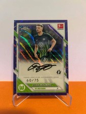 Dzenan Pejcinovic 2025-26 Topps Chrome Bundesliga Purple Wave Auto /75 #BA-DP