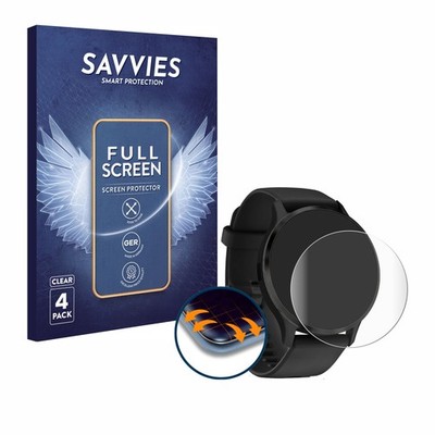 4x Full-Screen Schutz Folie für Garmin Venu 3 3D Curved Edge Display