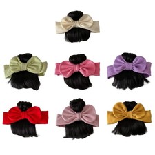 Candy Colored Baby Bowknot Bangs Wigs Infant and Toddlers Headband