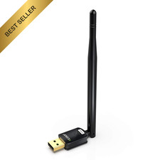 EDUP USB WiFi Adapter 150Mbps 6dBi High Gain Antenna for PC Windows 11 10 8 XP