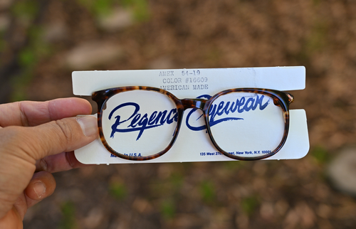 Occhiali vintage Regency Amex USA 54*19 Telaio 140 mm tartaruga nylon - Foto 11 di 14