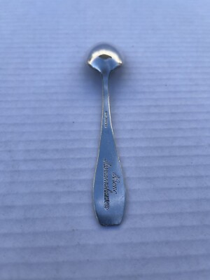 Krone Assmannshausen Hotel Restaurant Silverware Teaspoon by Hepp Plate 1940 era