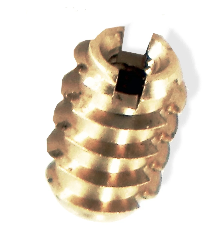 Bass Pickup Screw and Brass Insert (set of 4) Black 081833BK-4P - Image 4 of 4