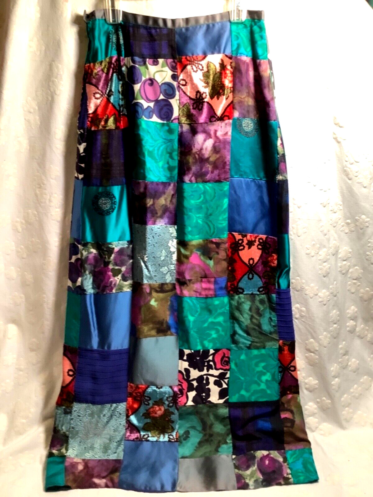 Vintage Skirt Designer Evening Glamour Textured R… - image 1