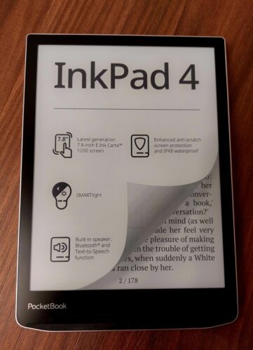 eBook Pocketbook Inkpad 4, 7.8 " E-InkCarta™1200,32GB,Audiolibro, - Imagen 2 de 6