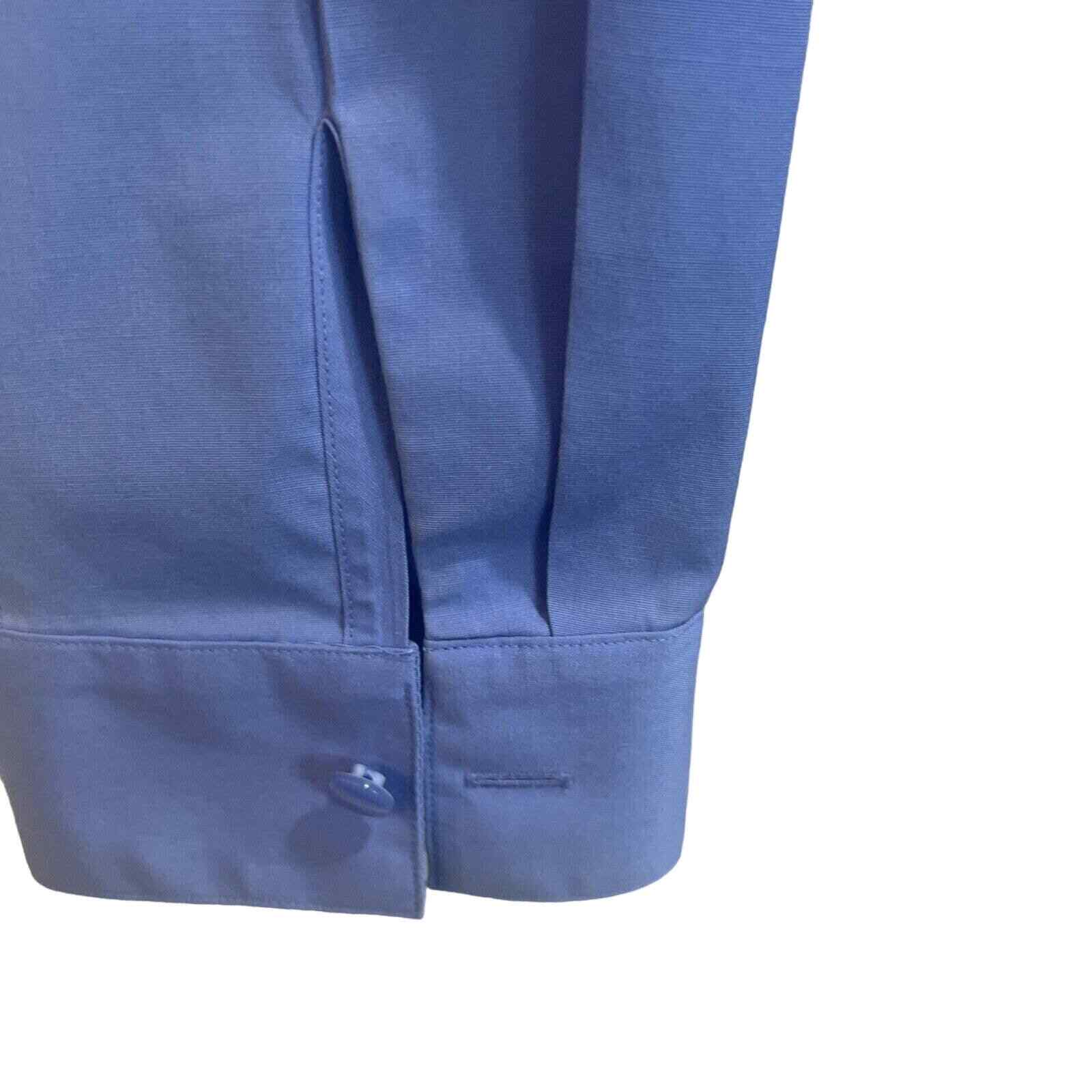 Talbots Wrinkle Resistant Fitted Button up Blue S… - image 6