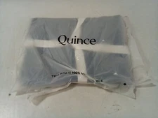 Quince European Linen Euro Sham/Indigo Blue/Euro New With Tags