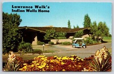 Palm Springs CA~Lawrence Welk's Home Indian Wells Country Club~Vintage Postcard