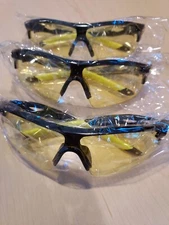 3 Pack Rocksafe Safety Goggles Work Eyeware Impact & Scratch Resistant