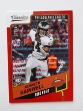2021 Panini Classics Timeless Tributes Red Kenneth Gainwell Rookie #'d 27/75